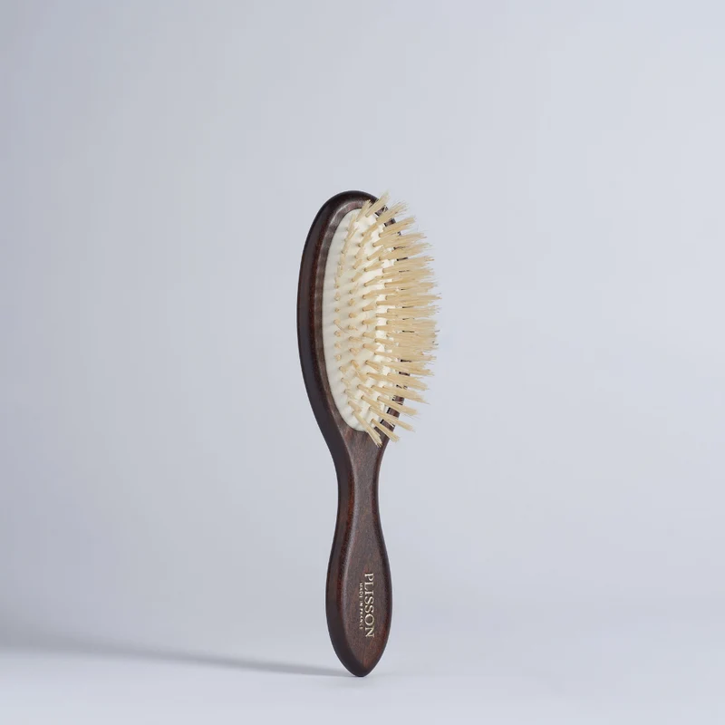 Brosse pneumatique soie blanche petit modèle