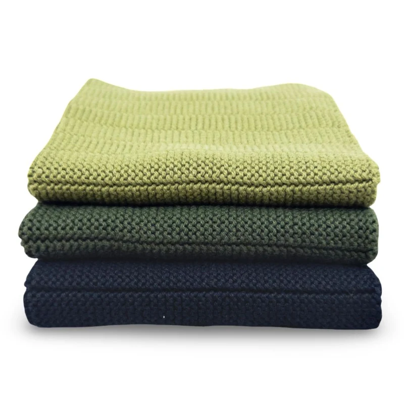 Ecovask Dish Cloths HEAVY DUTY 3pc | Organic Cotton