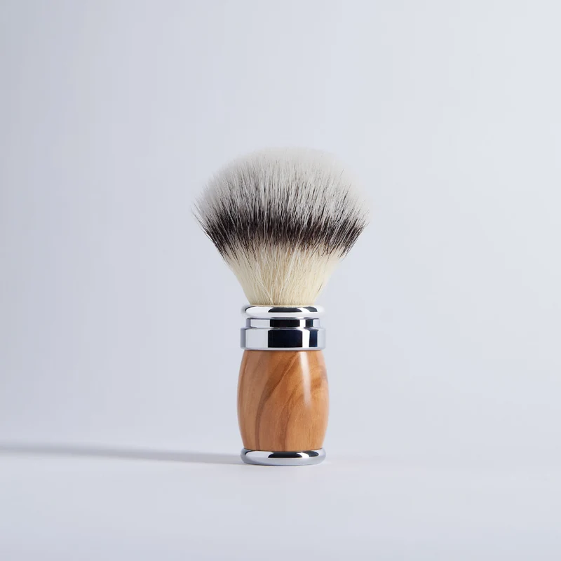 Blaireau olivier fibre "Blanc Haute Montagne"