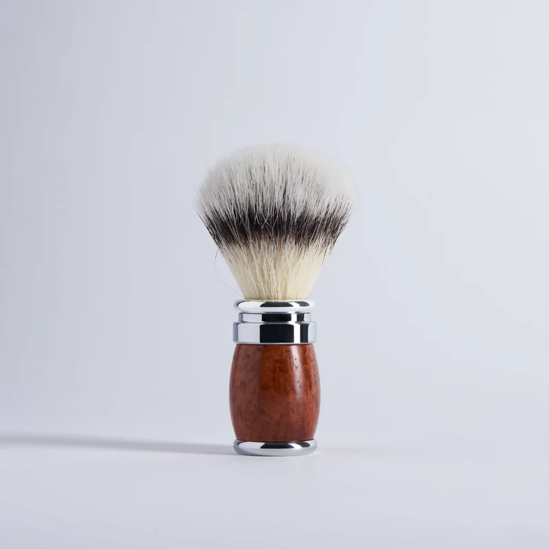 Blaireau bruyère fibre "Blanc Haute Montagne"
