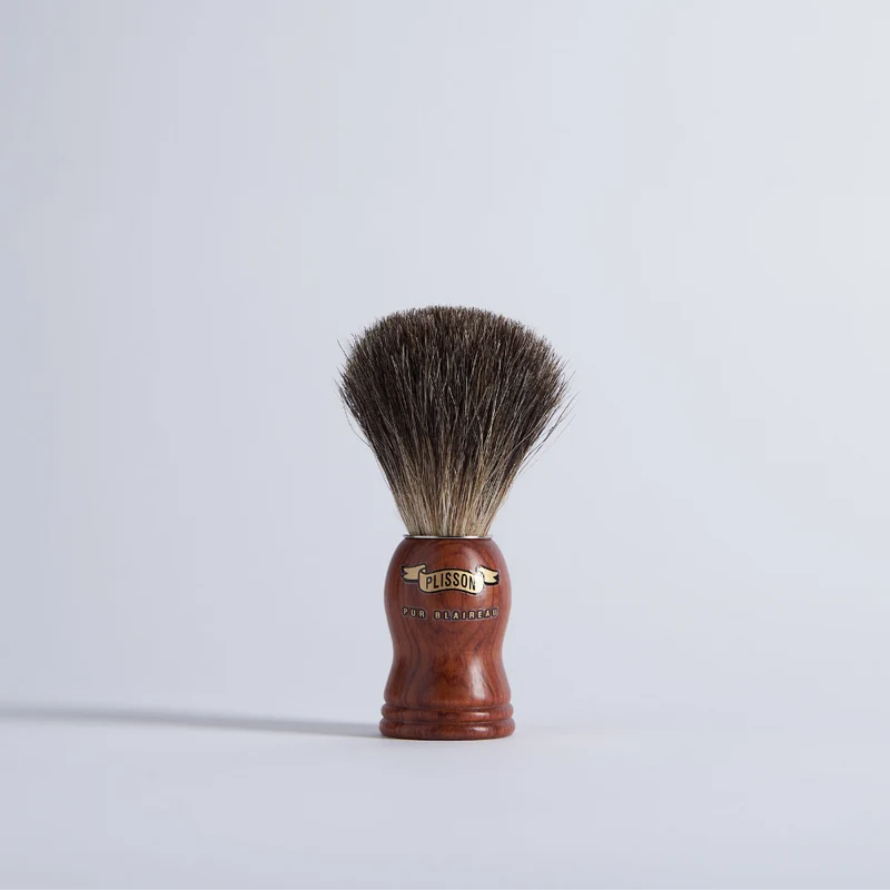 Blaireau gris de russie en Bubinga