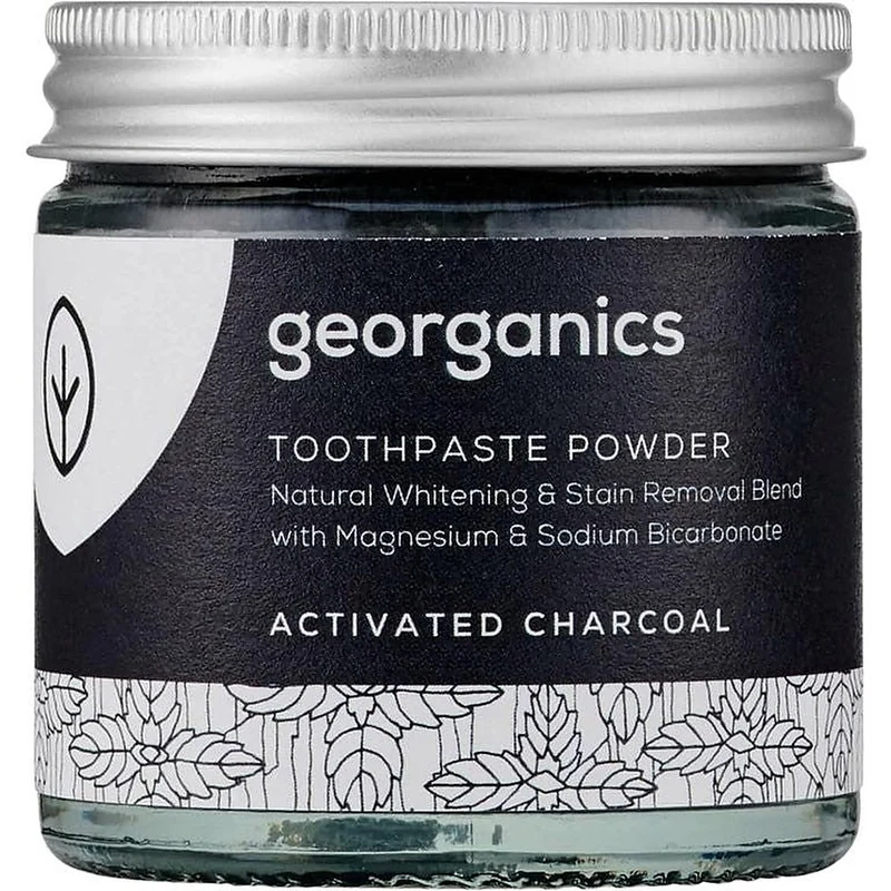 Georganics Polvere Dentaria Carbone Attivo 60 ml — Dentifricio