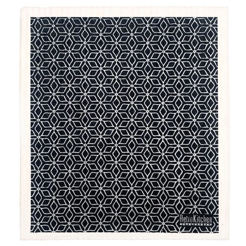 Swedish Dish Sponge Cloth - Black & White