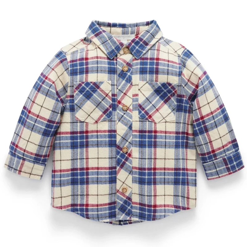 Purebaby Woodland Check Shirt