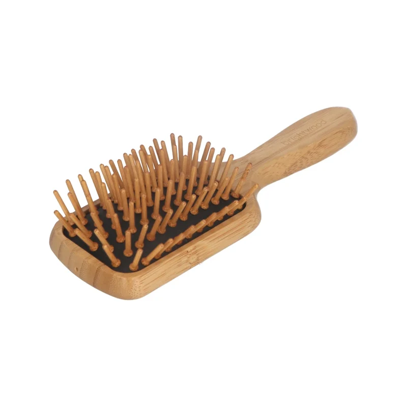 Brightwood Bamboo Paddle Hair Brush - Travel & Kids Size