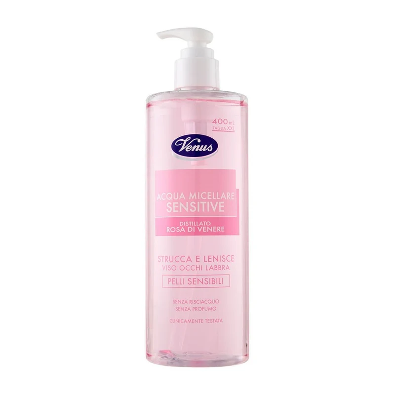Venus Acqua Micellare Sensitive Pelli Sensibili 400 ml — Acqua micellare