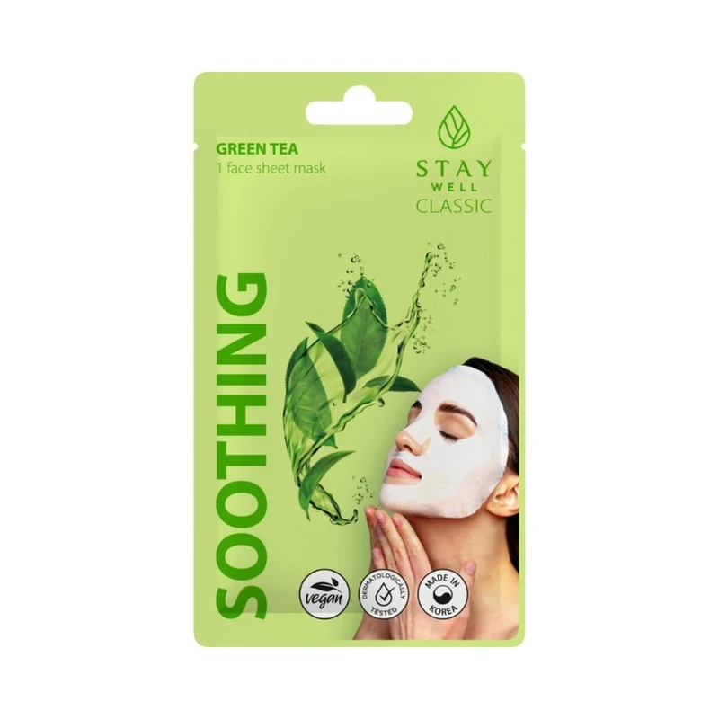 Stay well Lenitivo Maschera In Tessuto Thè Verde 1 unità — Maschera tessuto