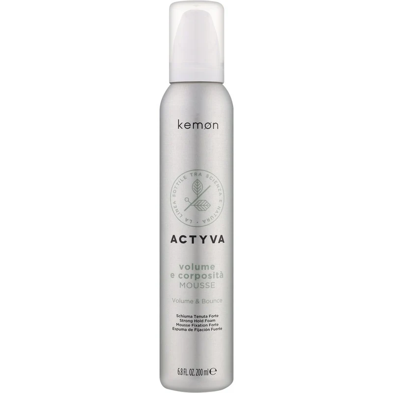 Kemon Actyva Volume e Corposità Mousse Fissazione Forte 200 ml — Mousse capelli