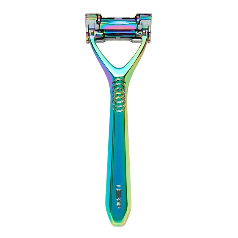 Leaf Shave 2-Blade Reusable Pivoting Safety Razor (10pk Blades)