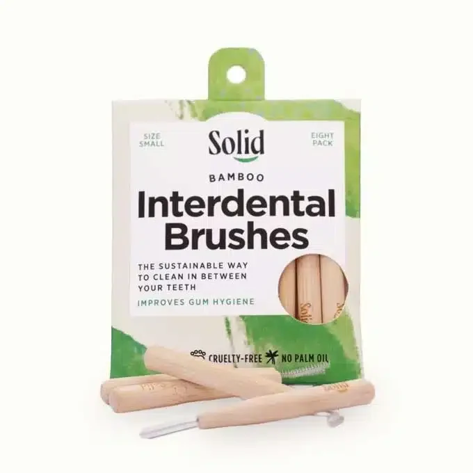 Solid Bamboo Interdental Brushes - 8pk