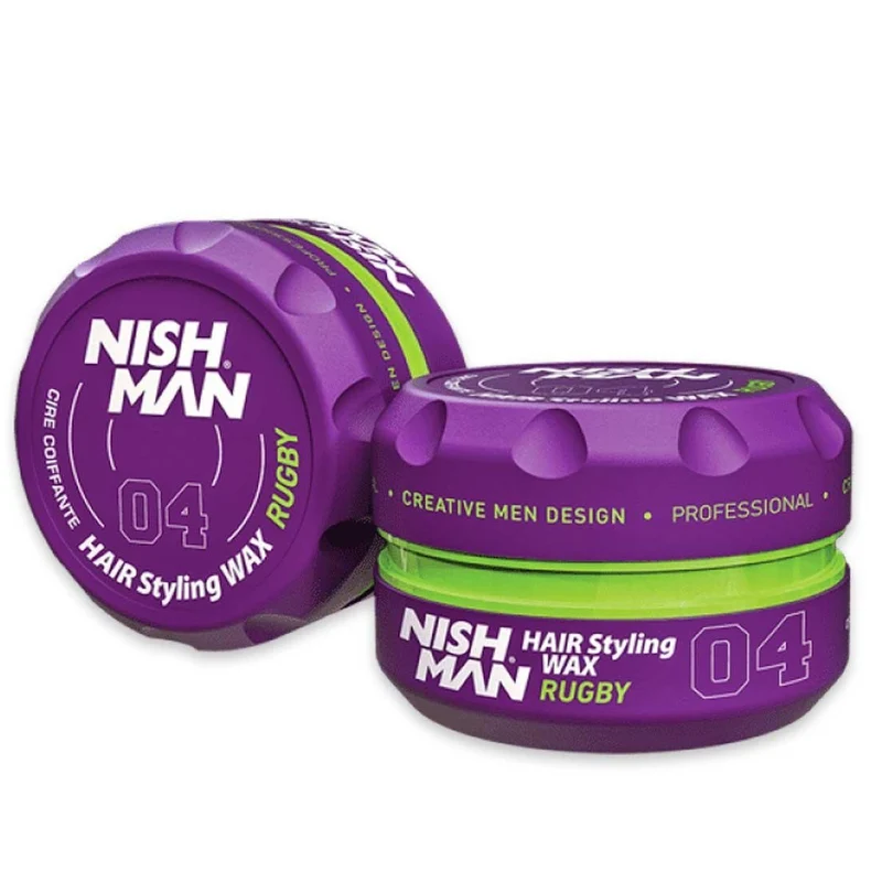 Nishman Aqua Hair Styling Wax 04 Rugby 150ml — Cera capelli