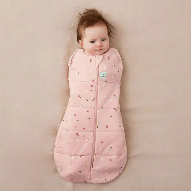 ErgoPouch Cocoon Swaddle Sleeping Bag 2.5 Tog - Daisy