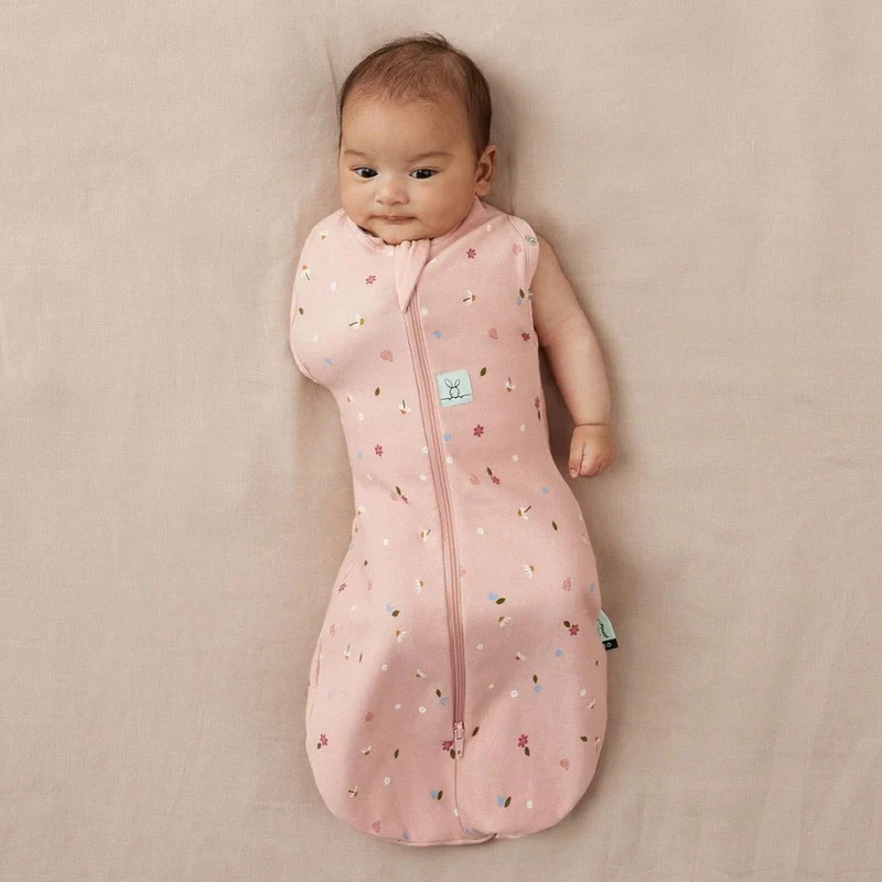 ErgoPouch Cocoon Swaddle Sleeping Bag 1.0 Tog - Daisy
