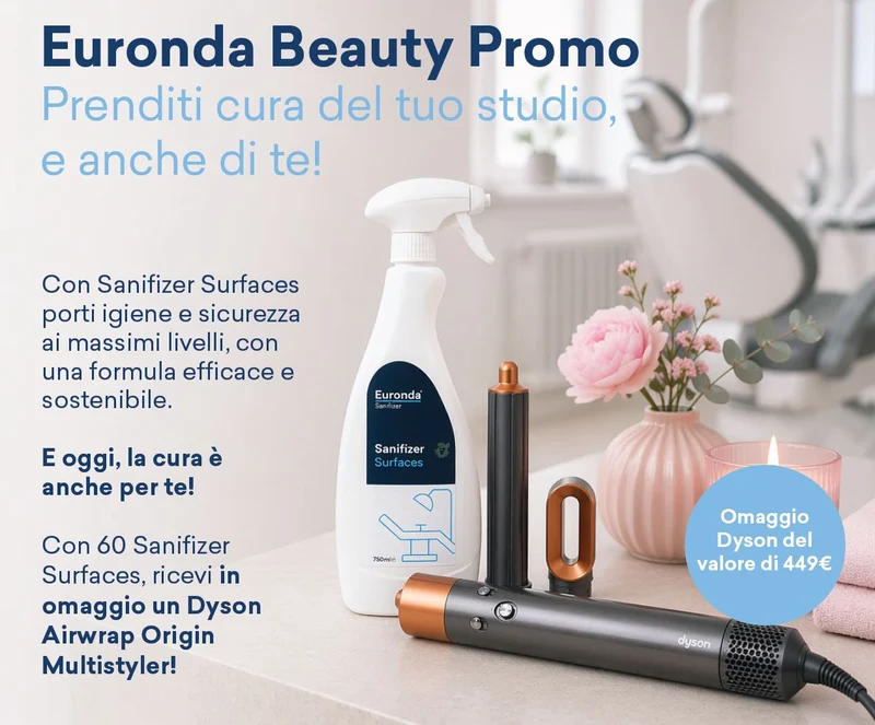 Sanifizer Beauty Promo Pack Euronda – 60 spray 750 ml + Dyson Airwrap