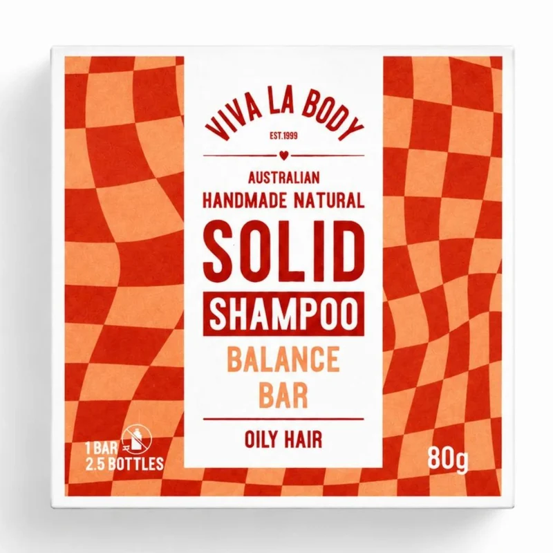 Viva La Body Shampoo Bar - Balance (Oily Hair) 80g