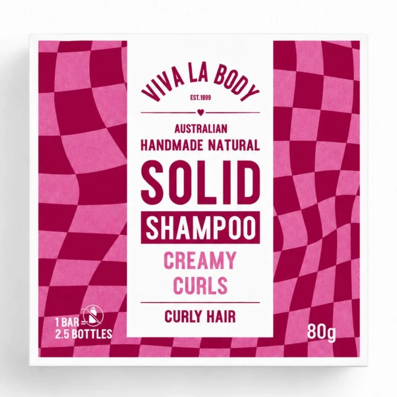 Viva La Body Shampoo Bar - Creamy Curls (Curly Hair) 80g