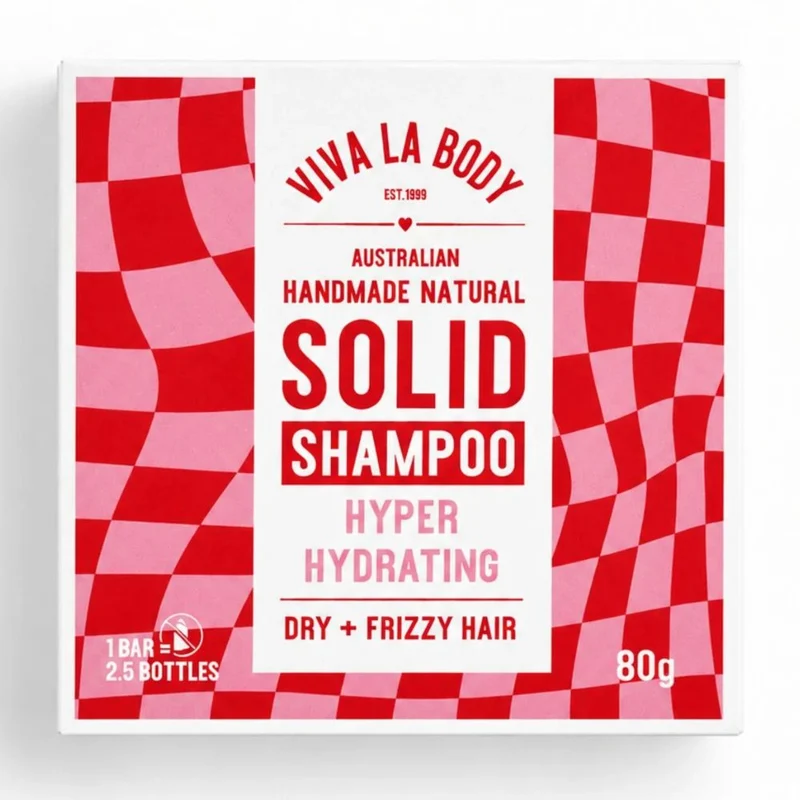 Viva La Body Shampoo Bar - Hyper Hydrating (Dry & Fizzy Hair) 80g