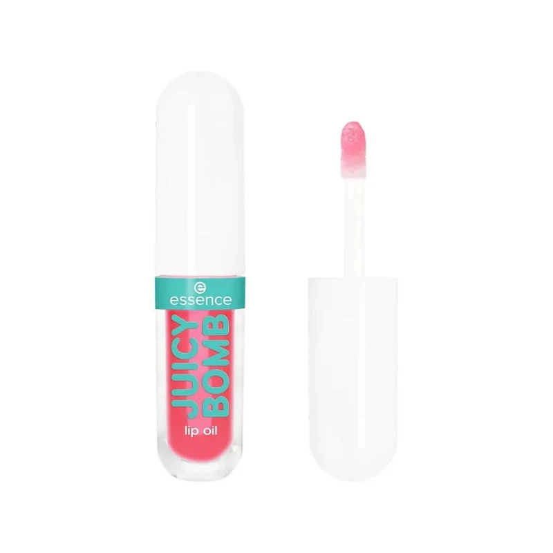 Essence Juicy Glow Juicy Bomb Olio Labbra 02 Strawberry Star — Olio labbra