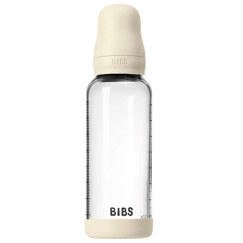 Bibs Glass Baby Bottle Complete Set 240ml - Latex