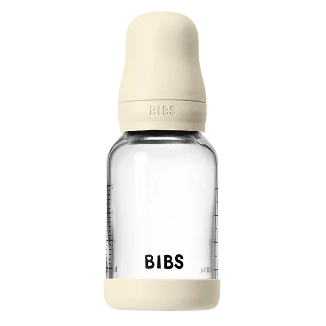 Bibs Glass Baby Bottle Complete Set 120ml - Latex