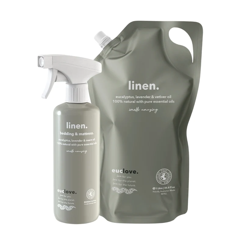 Euclove Bedding & Mattress Spray & Refill Value Bundle