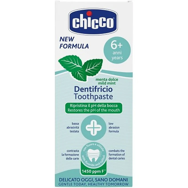 Chicco Dentifricio Menta Dolce 6+ Anni 50 ml — Dentifricio