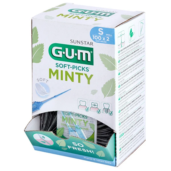 Scovolino interdentale GUM® SOFT-PICKS® MINTY 100X2pz