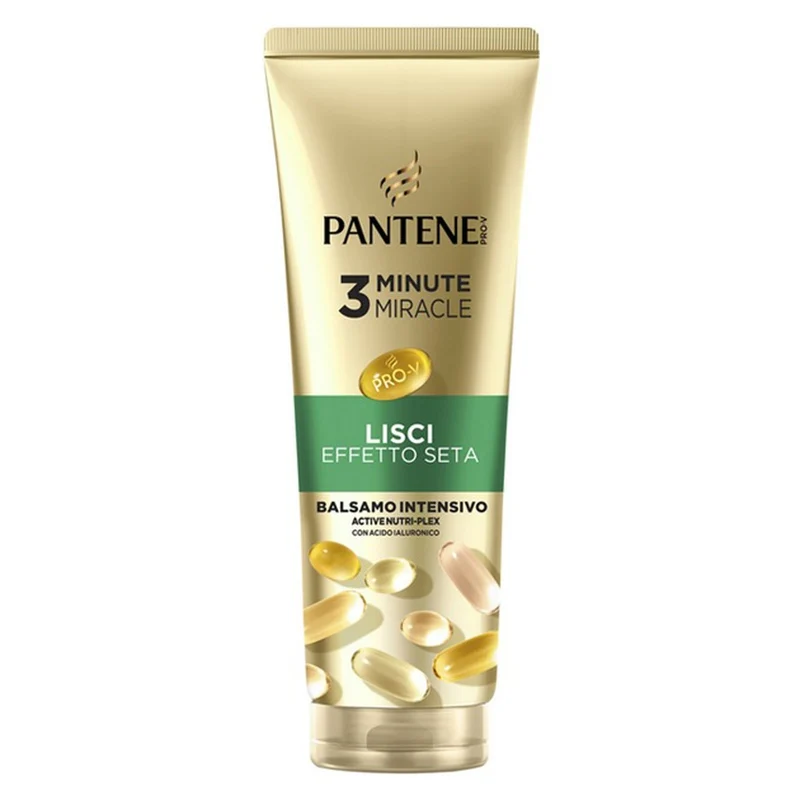 Pantene Pro-V Balsamo Intensivo Miracle 3 Minuti Lisci Effetto Seta 220 ml — Balsamo