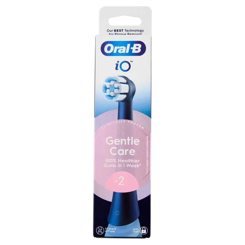 Oral-B Gentle Care Blu 2 pezzi — Testine di Ricambio