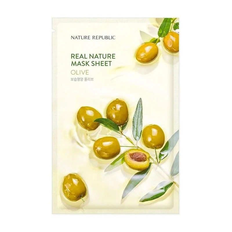 Nature Republic Real Nature Olive 1 pz — Maschera in Tessuto