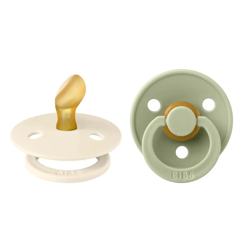 Bibs Anatomical Dummy Natural Rubber - Ivory/Sage