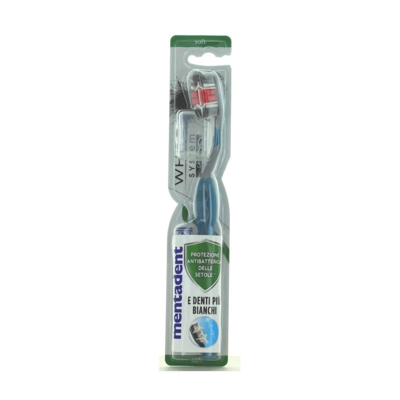 Mentadent White System Carbone Soft 1 unità — Spazzolino da Denti
