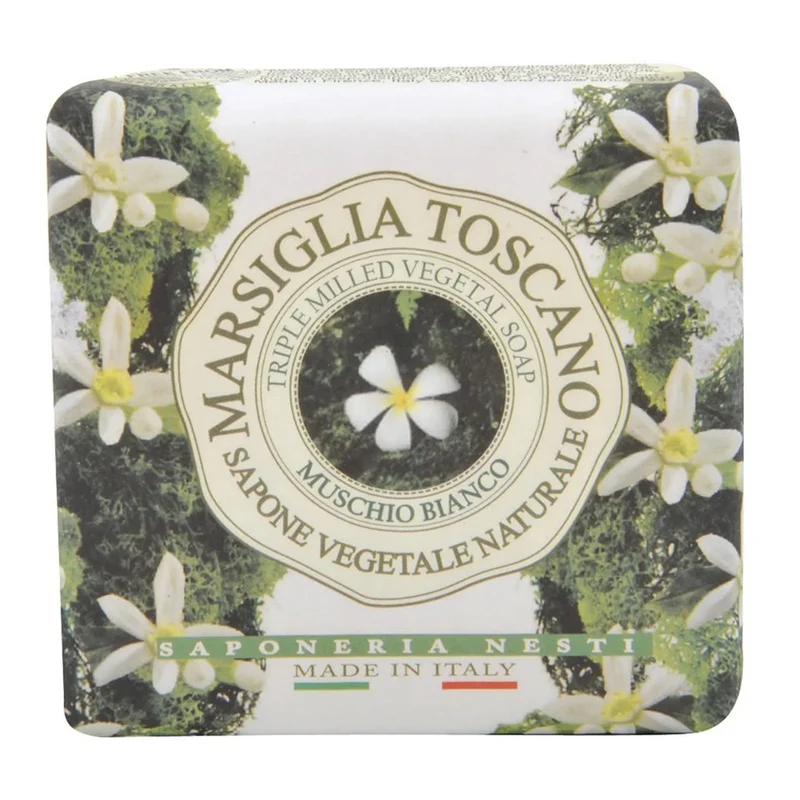 Saponeria Nesti Sapone Marsiglia Toscano Muschio Bianco 200 g — Sapone