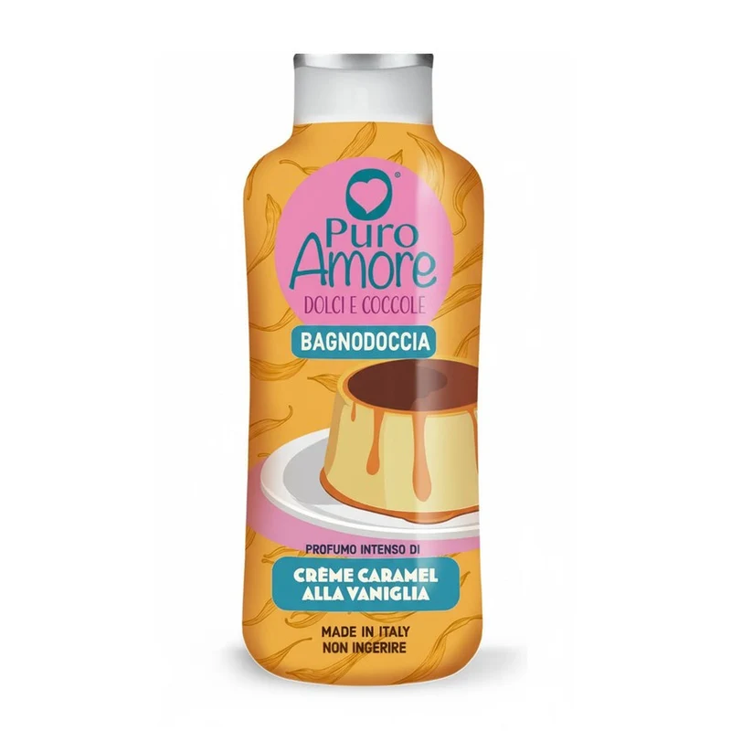 Puro amore Crème Caramel Alla Vaniglia Bagnoschiuma 650 ml — Bagnoschiuma