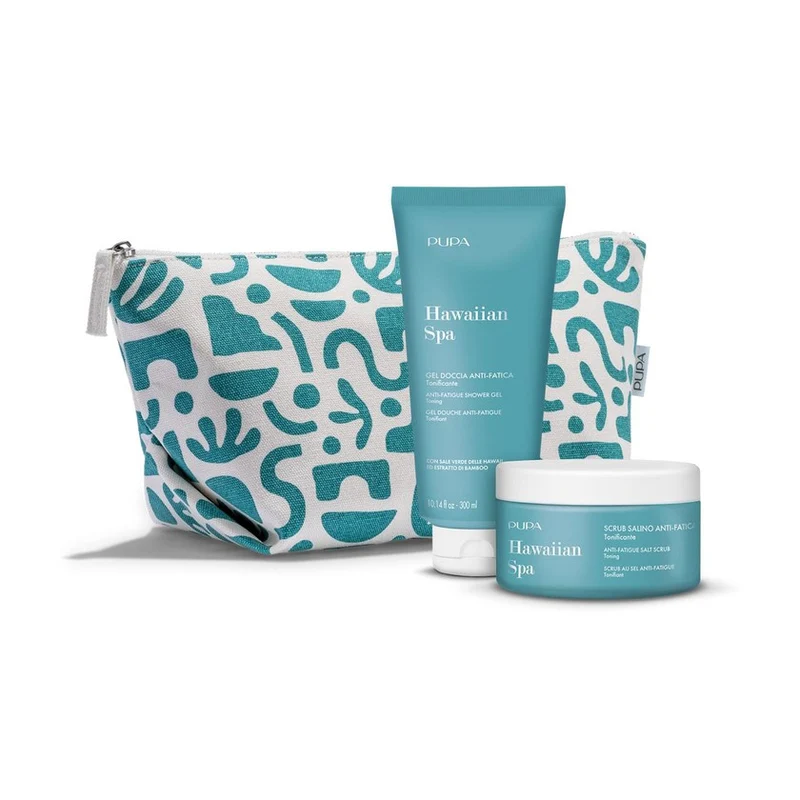Pupa Hawaiian Spa Scrub Salino 350 g + Gel Doccia 300 ml — Set Corpo