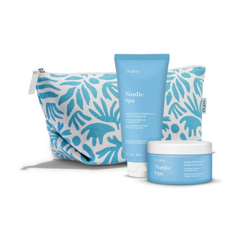 Pupa Nordic Spa Scrub Detergente 250 ml + Gel Doccia Tonificante 300 ml — Gel Doccia