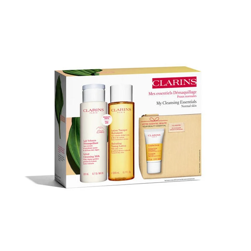 Clarins Set Detergente Latte Decalcificante 200 ml Hydra Tonic Lozione 200 ml — Set skincare
