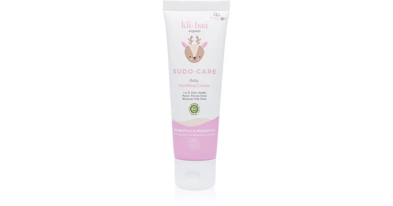 Kii-baa Organic SUDO-CARE con Zinco 50 g — Crema Protettiva Bimbi