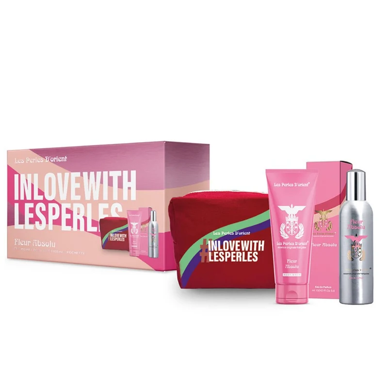 Les Perles d'Orient Fleur Absolu Edp 150 ml + Bagnoschiuma 100 ml + Beauty Case — Cofanetto Eau de Parfum