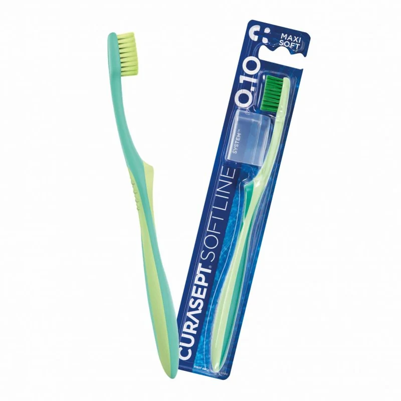 Curasept Spazzolino Maxi Soft 0,10 | 5.000 Setole Ultra-Morbide | 6 pz
