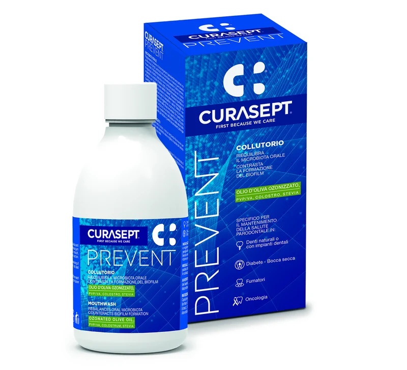 Curasept Collutorio Prevent 300ml | Perimplantiti e Parodontite