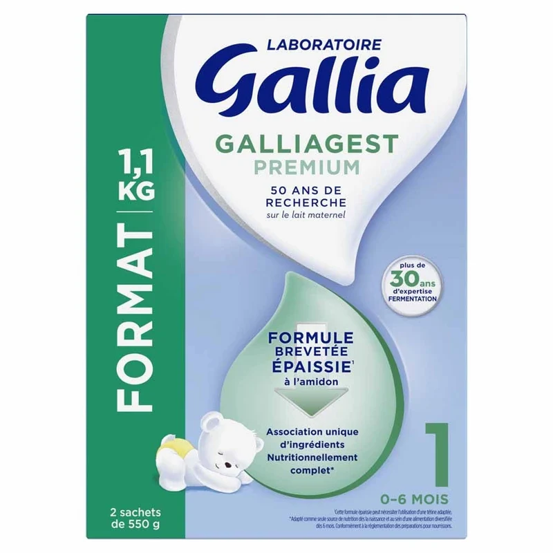Gallia Galliagest Premium 1 da 0 Mesi 1,1 kg — Latte in Polvere