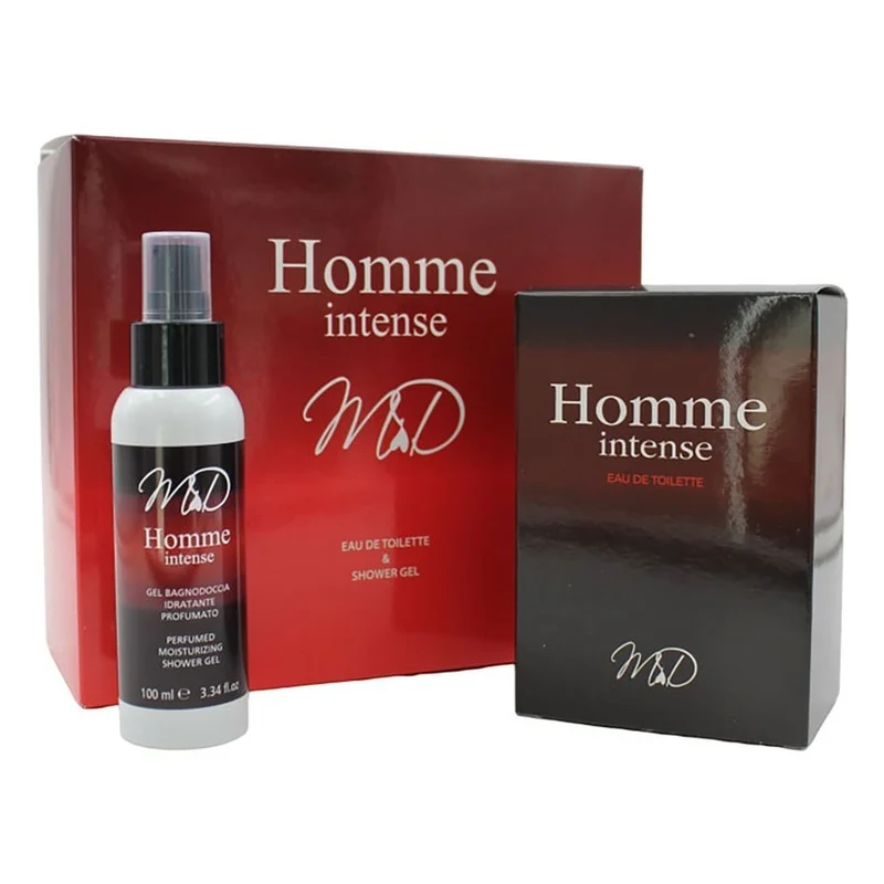 M&D Homme Intense Uomo 100 ml + Gel Doccia 100 ml — Cofanetto Eau de Toilette