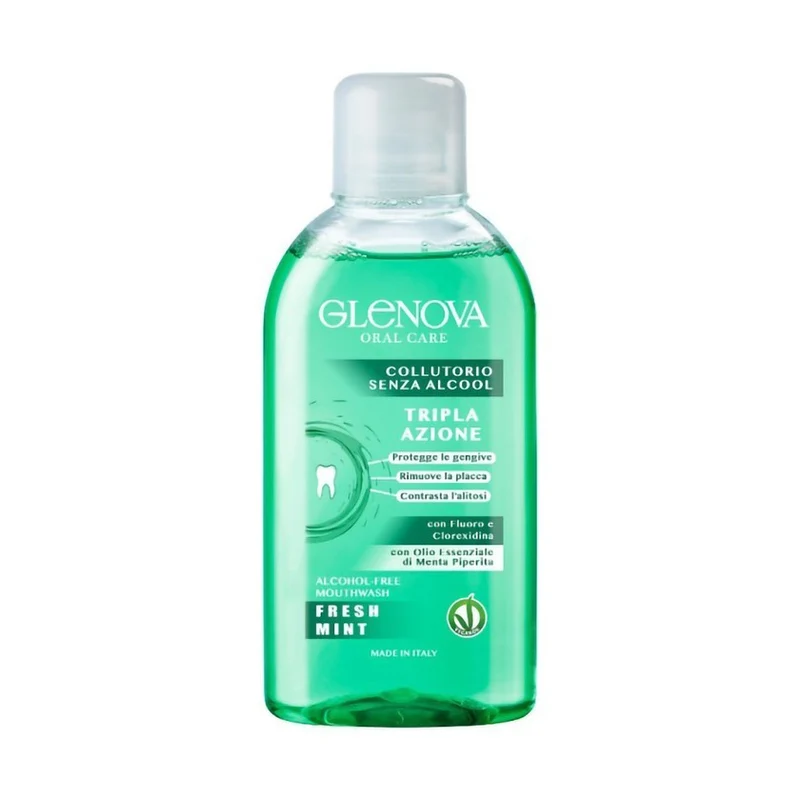 Glenova Collutorio Senza Alcool Fresh Mint 400 ml — Colluttorio