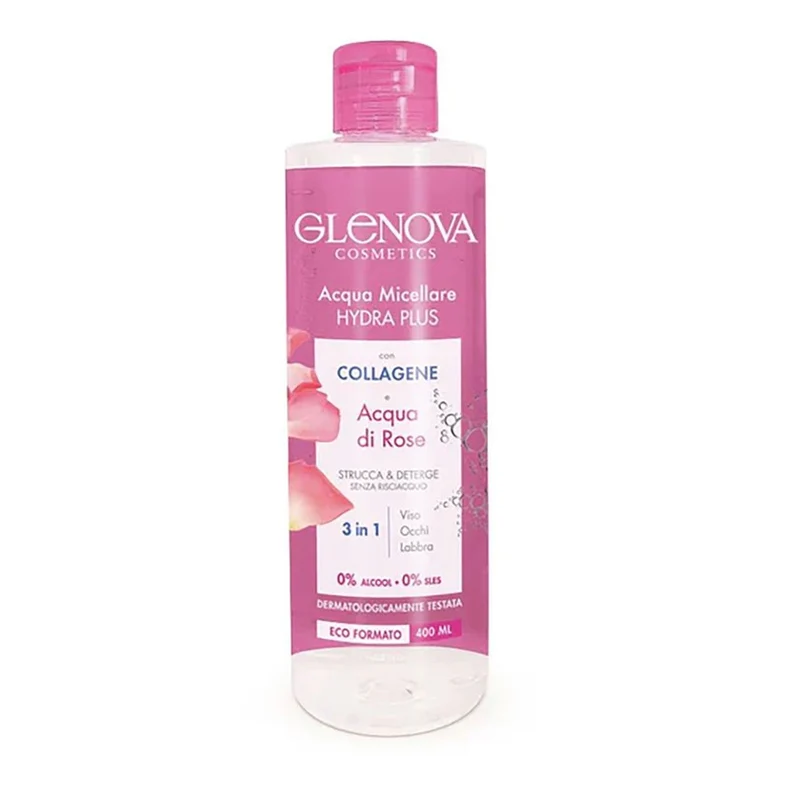 Glenova Acqua Micellare Acqua Di Rose 400 ml — Acqua micellare