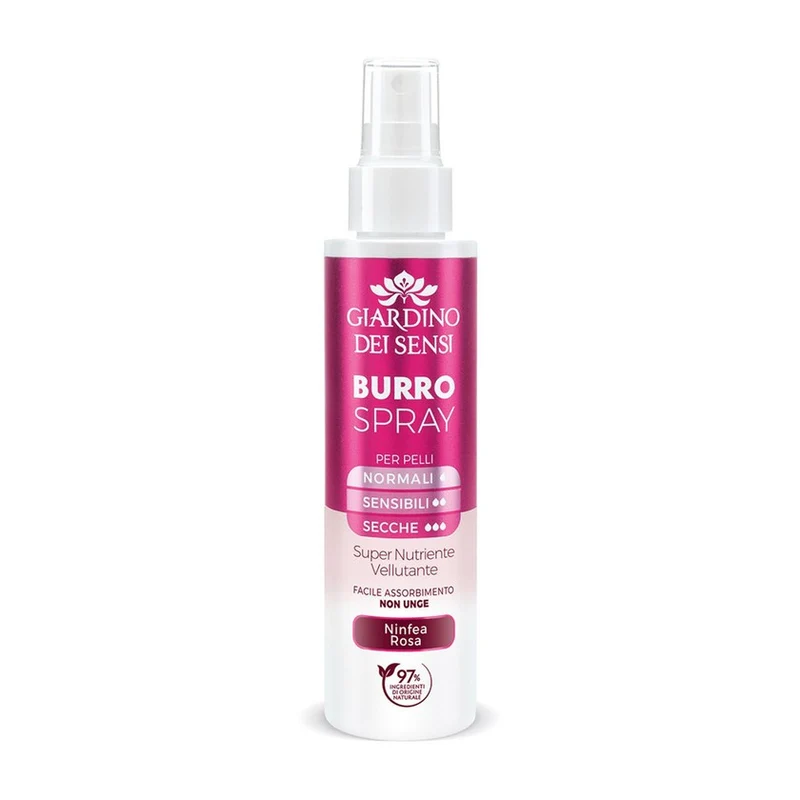 Giardino dei sensi Burro Spray Ninfea Rosa 150 ml — Burro corpo spray