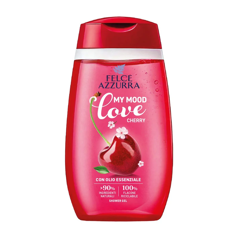 Felce azzurra Docciaschiuma My Mood Love Cherry 250 ml — Bagnoschiuma