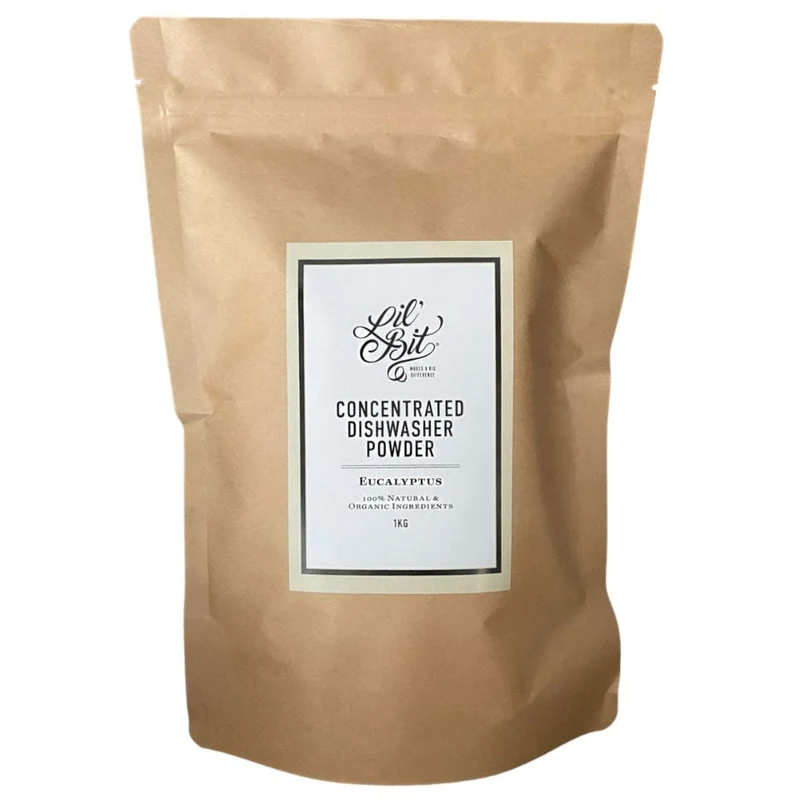 Lil Bit Dishwasher Powder Eucalyptus 1kg
