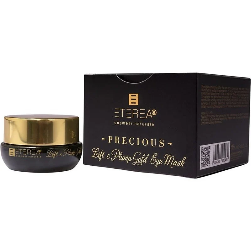 Eterea cosmesi naturale Precious Lift & Plump Gold Eye Mask Contorno Occhi 15 ml — Maschera contorno occhi