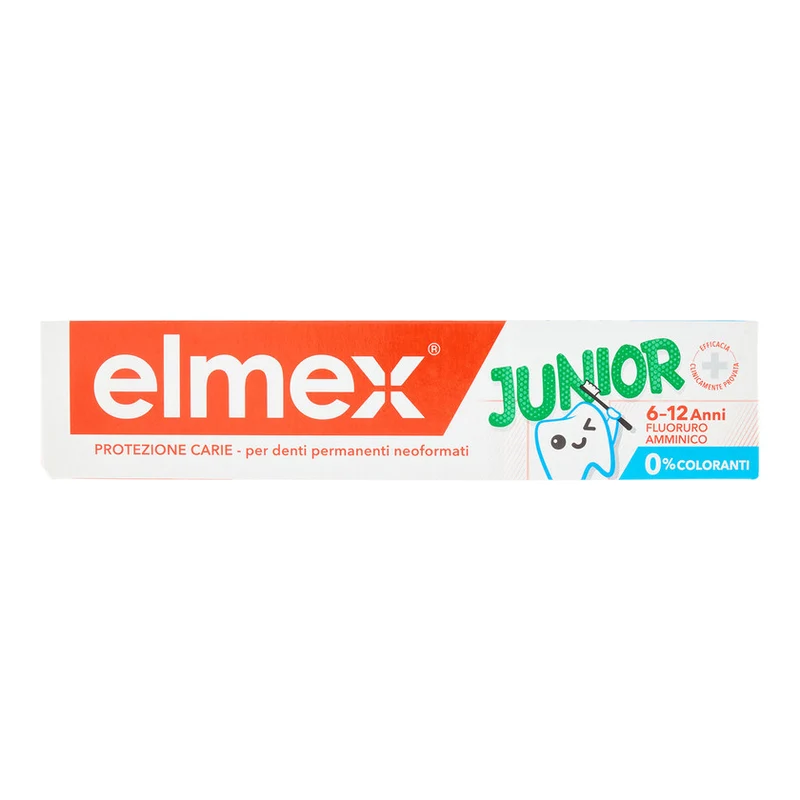 Elmex Dentifricio Junior Bambini 6-12 Anni 75 ml — Dentifricio